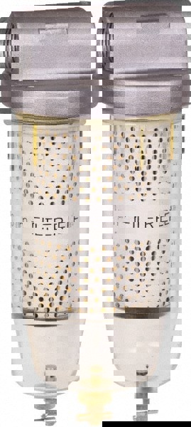 Pump Filters; GPM: 20.00 ; Inlet Size: 1 ; Material: Isoplast / Aluminium / Paper / Nylon / Viton ; Mesh Size: 10 Micron ; Length: 3.35